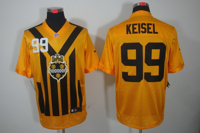 Men 2025 Pittsburgh Steelers #99 Keisel yellow Nike Limited NFL Jersey